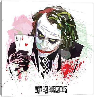 Joker Canvas Art Print - Katia Skye
