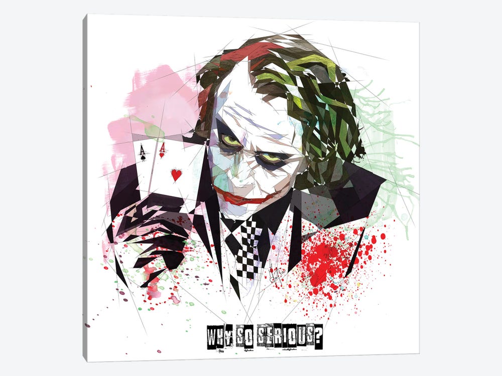 Joker by Katia Skye 1-piece Canvas Art Print