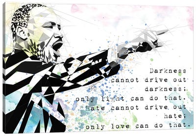 Martin Luther King Canvas Art Print - Art that Moves You