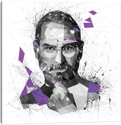 Steve Jobs Canvas Art Print - Katia Skye