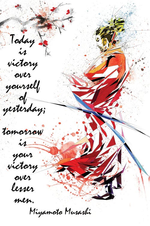 Samurai by Katia Skye wall art