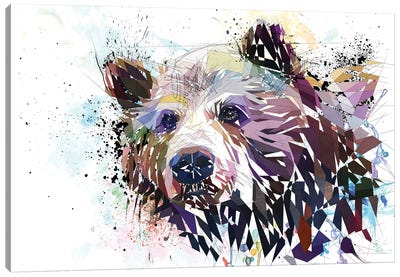 Bear Canvas Art Print - Katia Skye