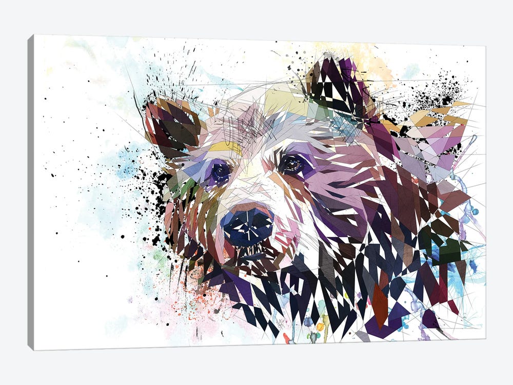 Bear by Katia Skye 1-piece Canvas Print