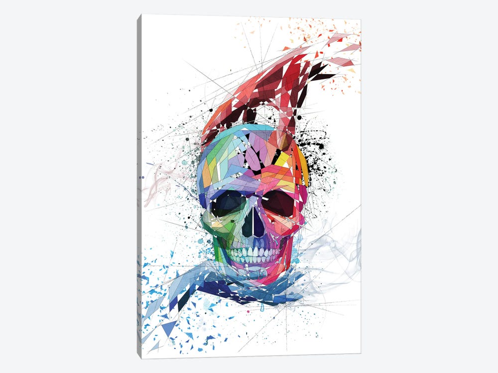 Skull With Hands by Katia Skye 1-piece Canvas Wall Art