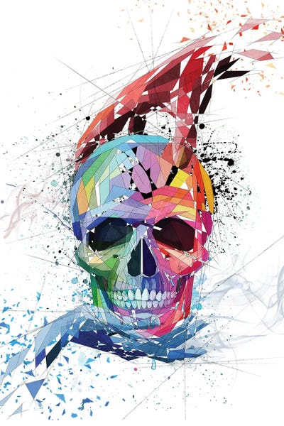 Katia Skye: Skull With Hands by Katia Skye