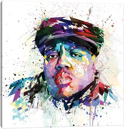 Biggie Canvas Art Print - Rap & Hip-Hop Art