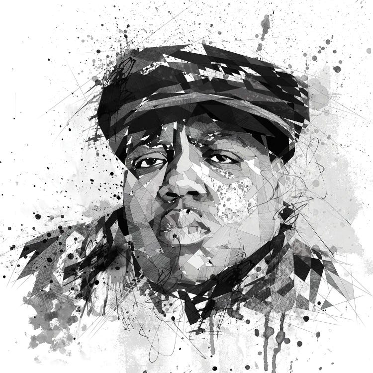 Biggie Smalls Black And White