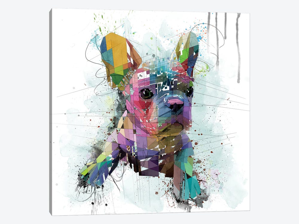 French Bulldog Puppy by Katia Skye 1-piece Art Print