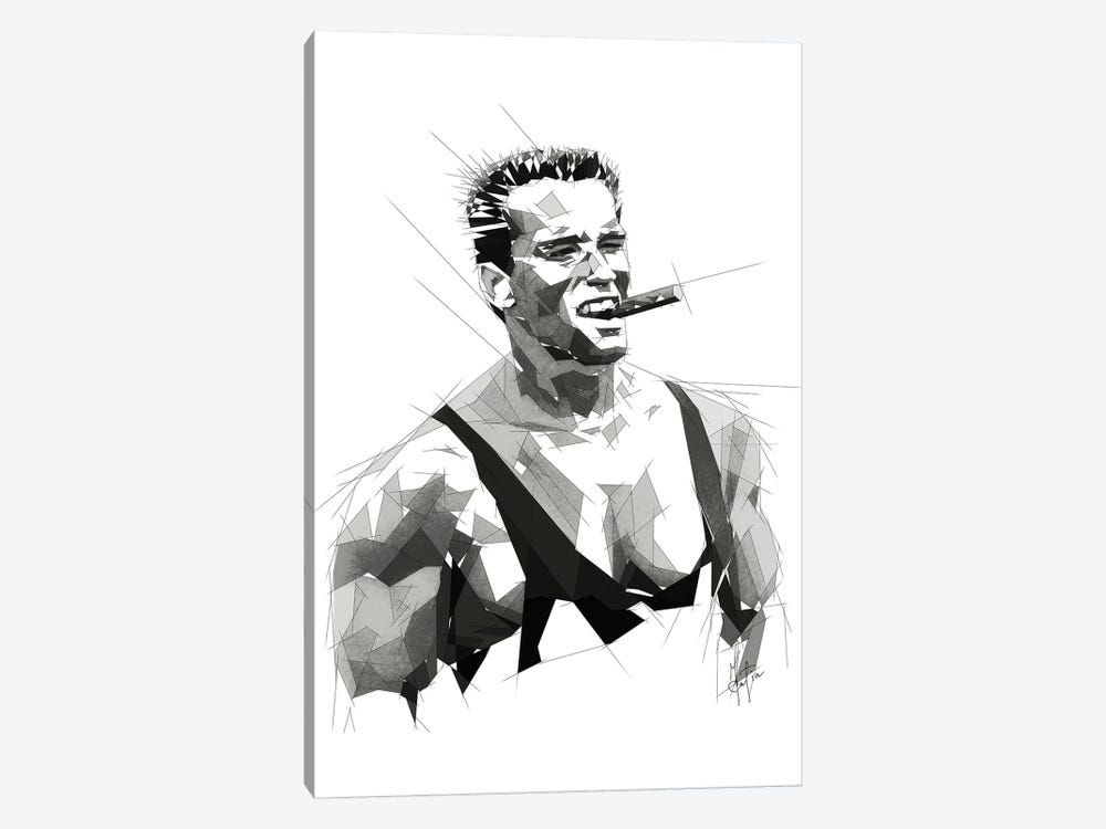 Arnold Black And White by Katia Skye 1-piece Canvas Wall Art