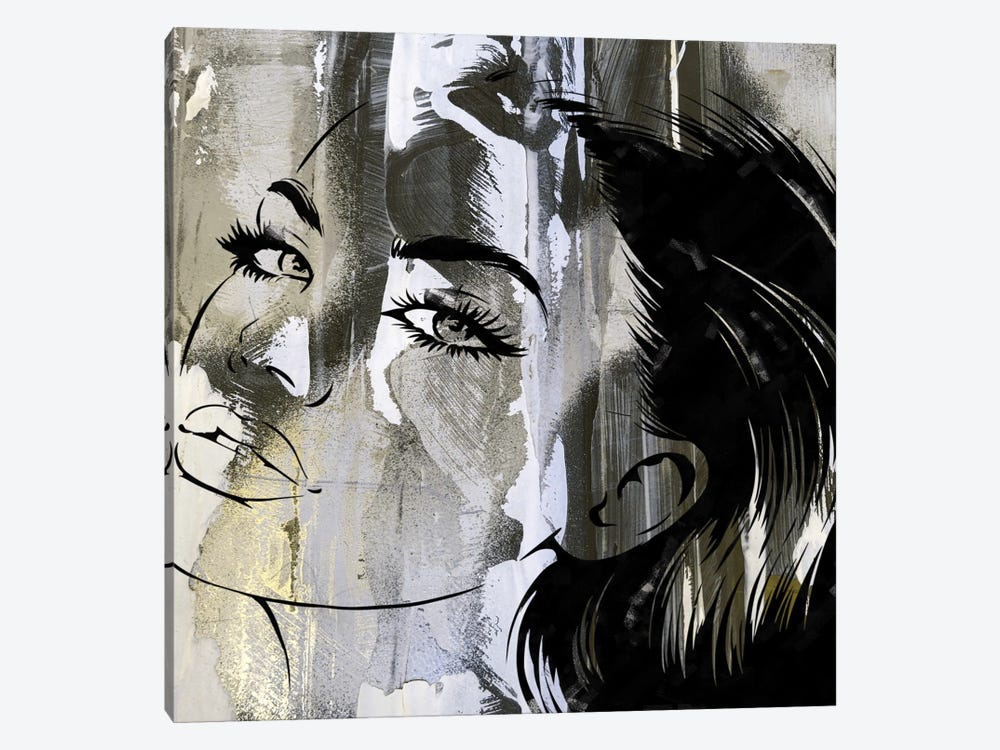 Face In The Wall II by Karen Smith 1-piece Canvas Artwork