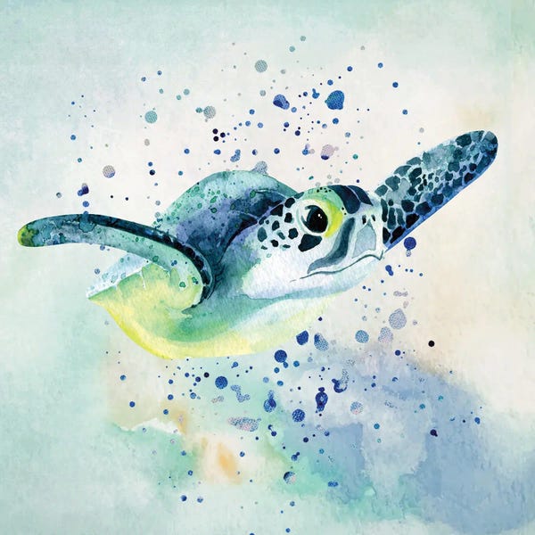 Turtles: Ride The Wave I by Karen Smith