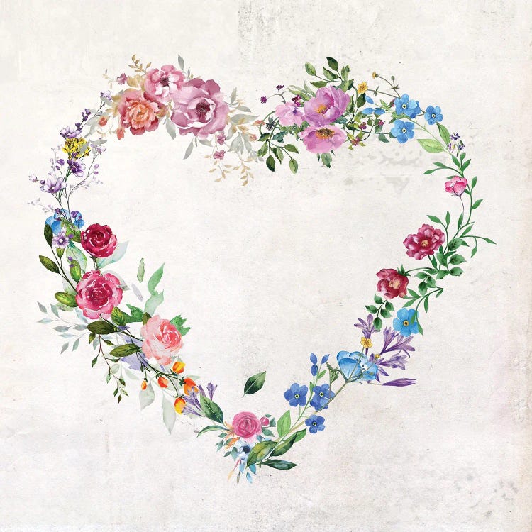 Heartblooms I by Karen Smith wall art
