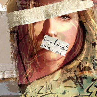 Flawed by Karen Smith framed canvas print