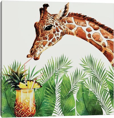 Tropical Canvas Art Print - Karen Smith