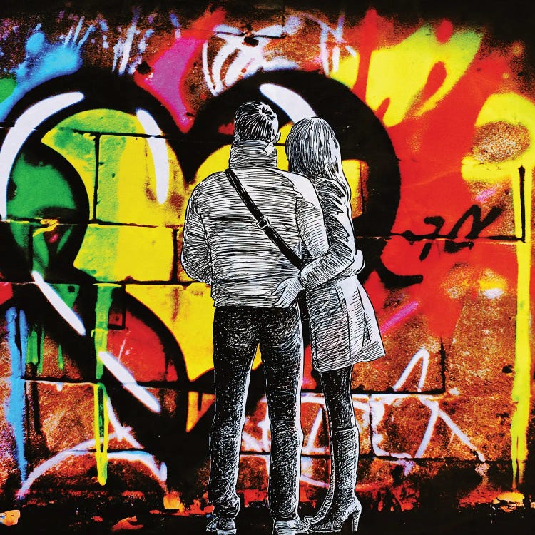 Lovers by Karen Smith wall art