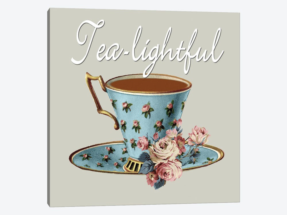 Tea-Lightful by Karen Smith 1-piece Canvas Print