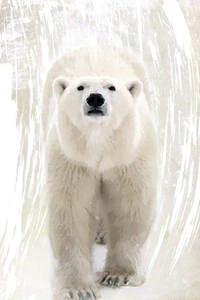 Polar Bears: Chalk Beastie I by Karen Smith