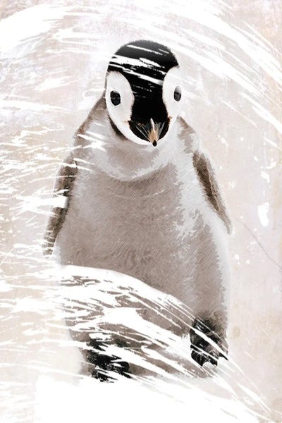 Penguins: Chalk Beastie II by Karen Smith