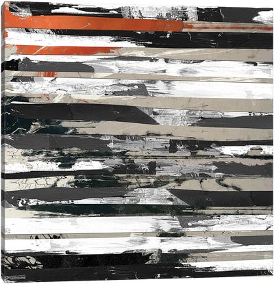 In The Fold II Canvas Art Print - Stripe Patterns