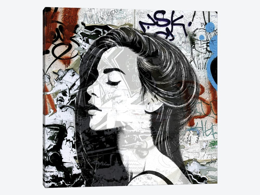 Woman In TheWall by Karen Smith 1-piece Canvas Wall Art