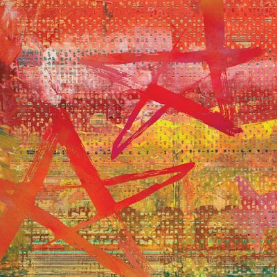 Starstruck I by Karen Smith framed canvas print