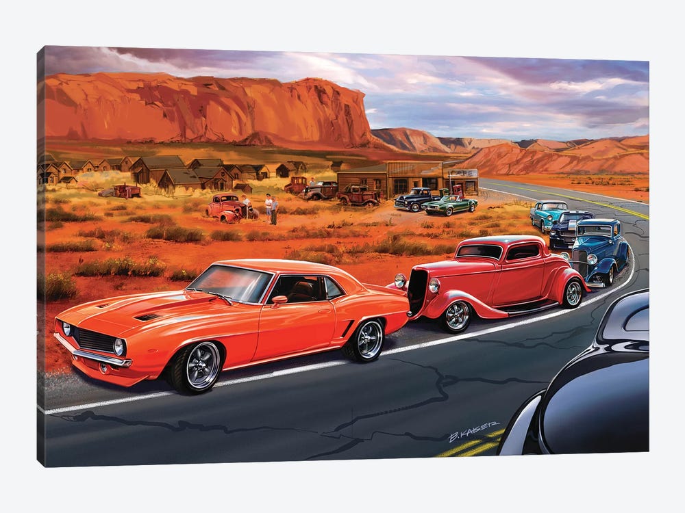 Ghost Town by Bruce Kaiser 1-piece Canvas Print