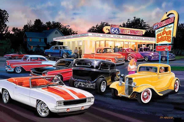 Nostalgia: Hot Rod Drive-In II by Bruce Kaiser