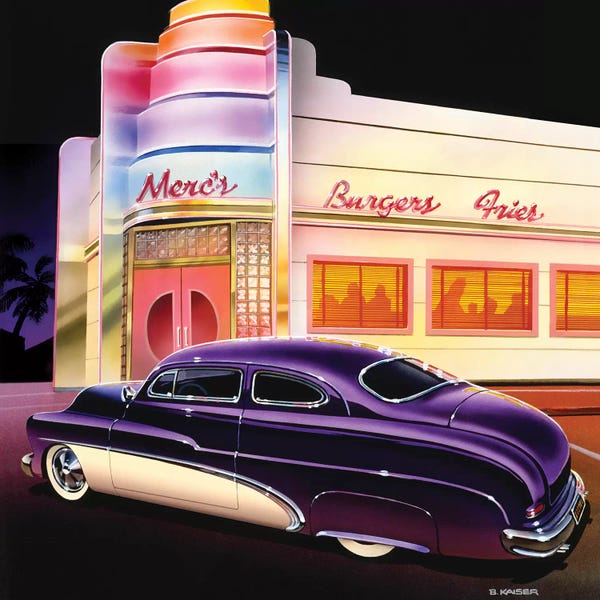 Bruce Kaiser: Merc's Burgers by Bruce Kaiser