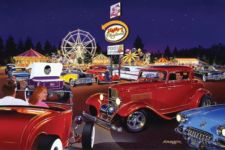 Sammy's Playland by Bruce Kaiser wall art