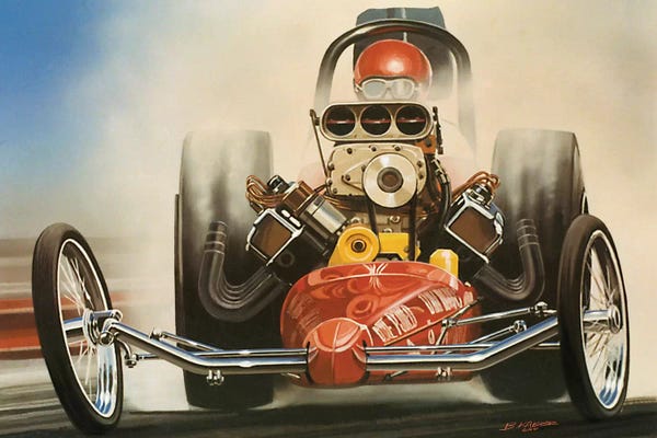 Bruce Kaiser: Top Fuel Dragster by Bruce Kaiser