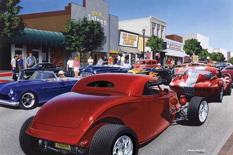 Car Show '98 by Bruce Kaiser wall art