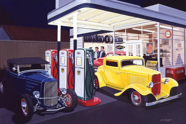 Bruce Kaiser: Deuce Service Garage by Bruce Kaiser