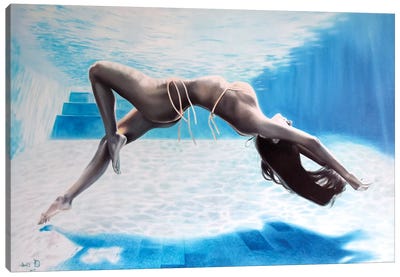 Waves Canvas Art Print - Erotic Art