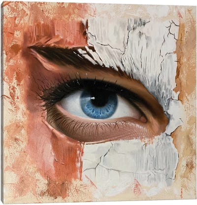 In Your Eyes Canvas Art Print - Hyperrealism Paintings