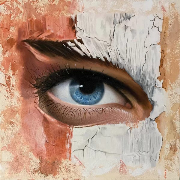 Hyperrealism Paintings: In Your Eyes by Krestniy