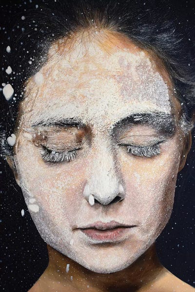 Hyperrealism Paintings: Flour #2 by Krestniy