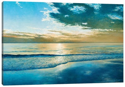 Amelia Island Dawn Canvas Art Print - Seascape Art