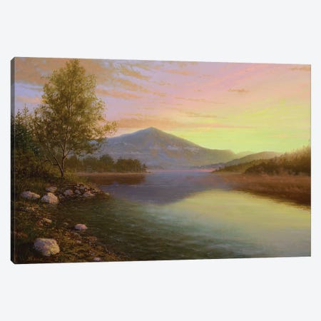 Sunrise Over Lake Placid Canvas Print #KSZ18} by Ken Salaz Canvas Artwork