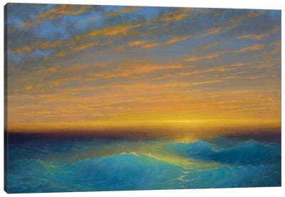 Breaking Sun After The Storm Florida Canvas Art Print - Ken Salaz