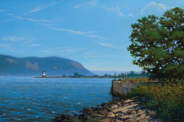 Ken Salaz: Tarrytown Lighthouse by Ken Salaz