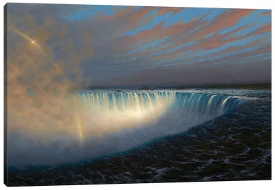 Transcendence Niagara Falls Canvas Art Print - Rainbow Art