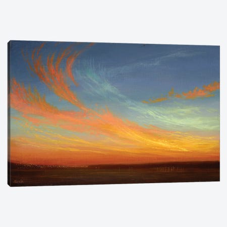 Dancing Dragontails Sunset Canvas Print #KSZ2} by Ken Salaz Canvas Art