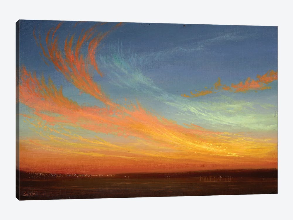 Dancing Dragontails Sunset by Ken Salaz 1-piece Art Print