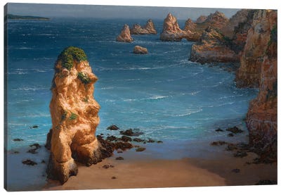 Dona Ana Portugal Canvas Art Print - Rocky Beach Art