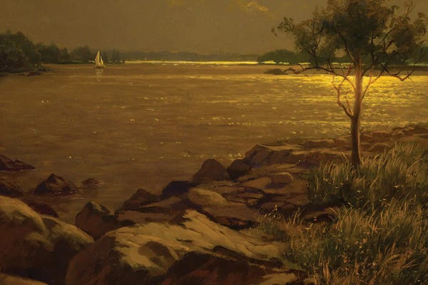 Ken Salaz: Evening Sail After The Storm Long Island Sound by Ken Salaz