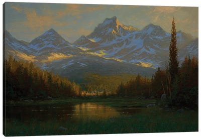 Marsh Lake I Canvas Art Print