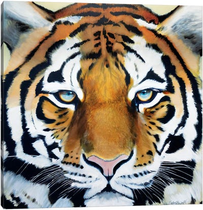 Tiger Canvas Art Print - Katharine Alecse