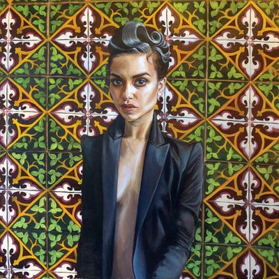 Elodie by Katharine Alecse art print