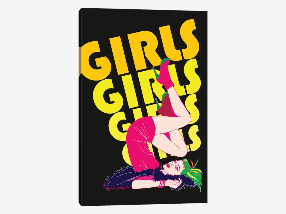 Girl, Girls, Girls by Kateryna Bortsova 1-piece Canvas Print