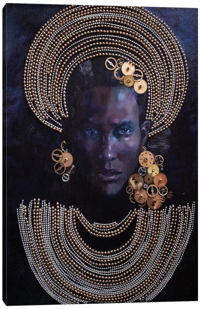 Mystical Queen Canvas Art Print - African Culture